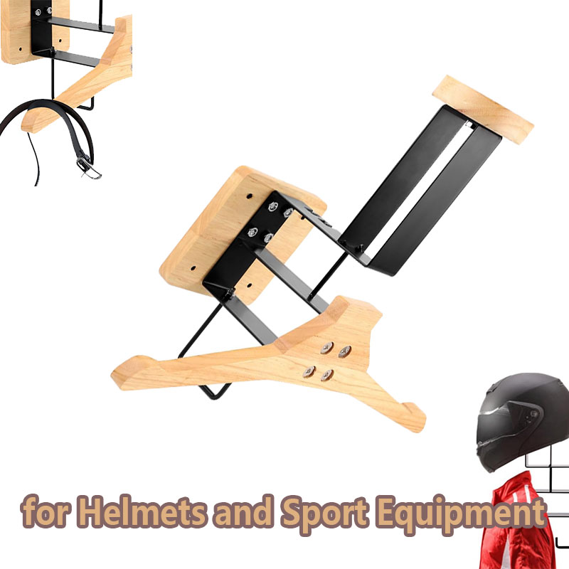 Wood Motorcycle Helmet Holder  - đánh giá và giá Sports Equipment Holder