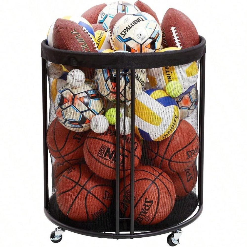 Heavy Duty Ball Storage Bin Ca - đánh giá và giá Sports Equipment Basketball