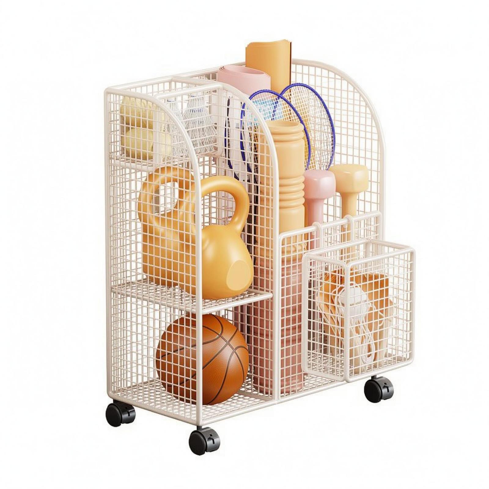 Multi Section Metal Wire Stora - đánh giá và giá Sports Equipment Cart