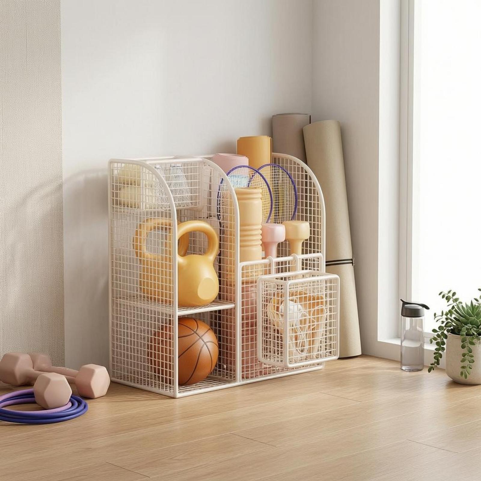 Multi Section Metal Wire Stora - đánh giá và giá Sports Equipment Cart