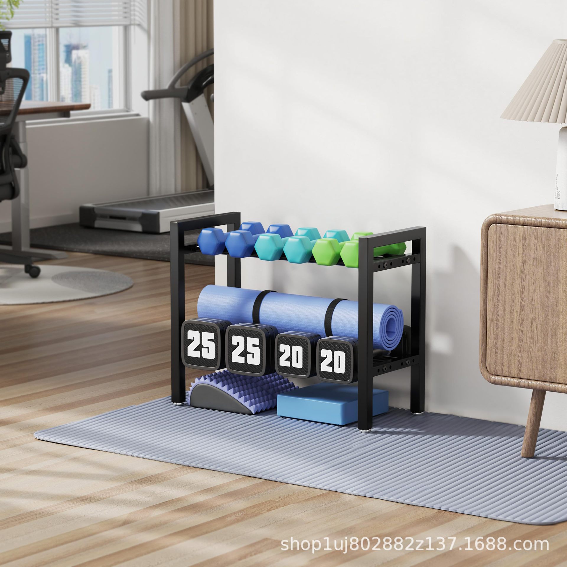 Adjustable Metal Dumbbell Rack - đánh giá và giá Sports Equipment Holder