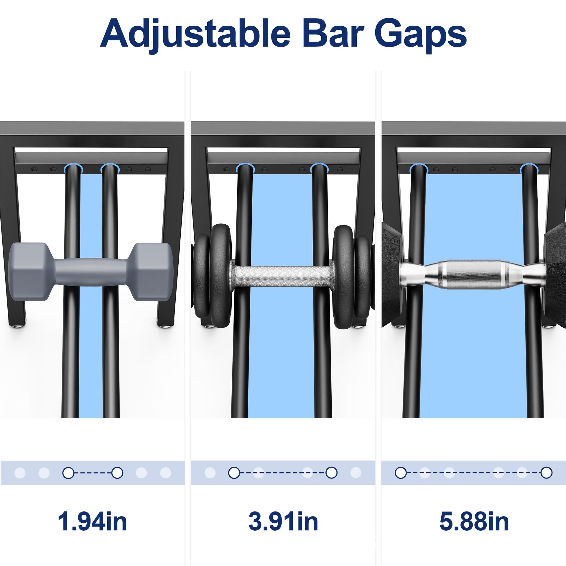 Adjustable Metal Dumbbell Rack - đánh giá và giá Sports Equipment Holder