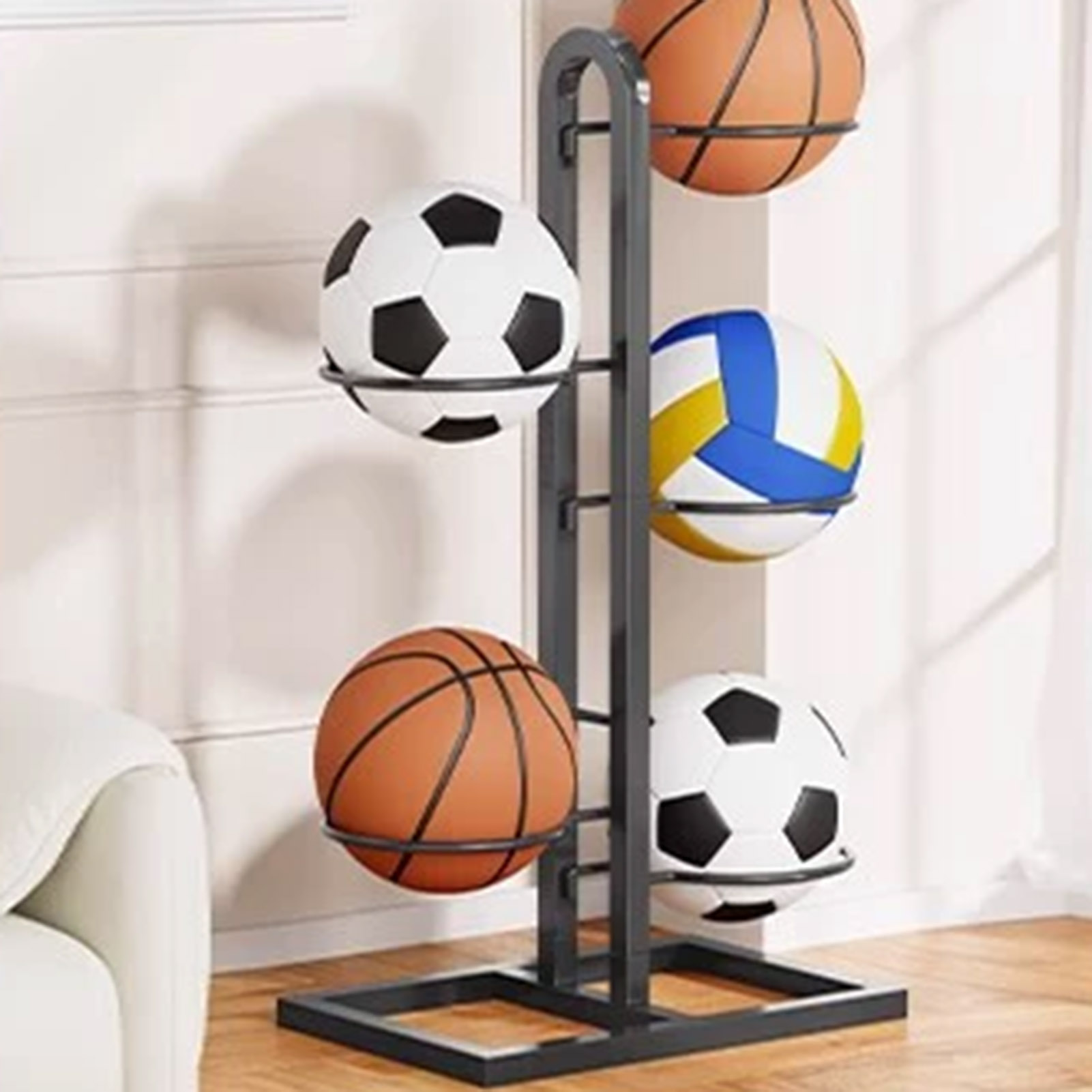 Foldable Basketball Rack Multi - đánh giá và giá Sports Equipment Holder