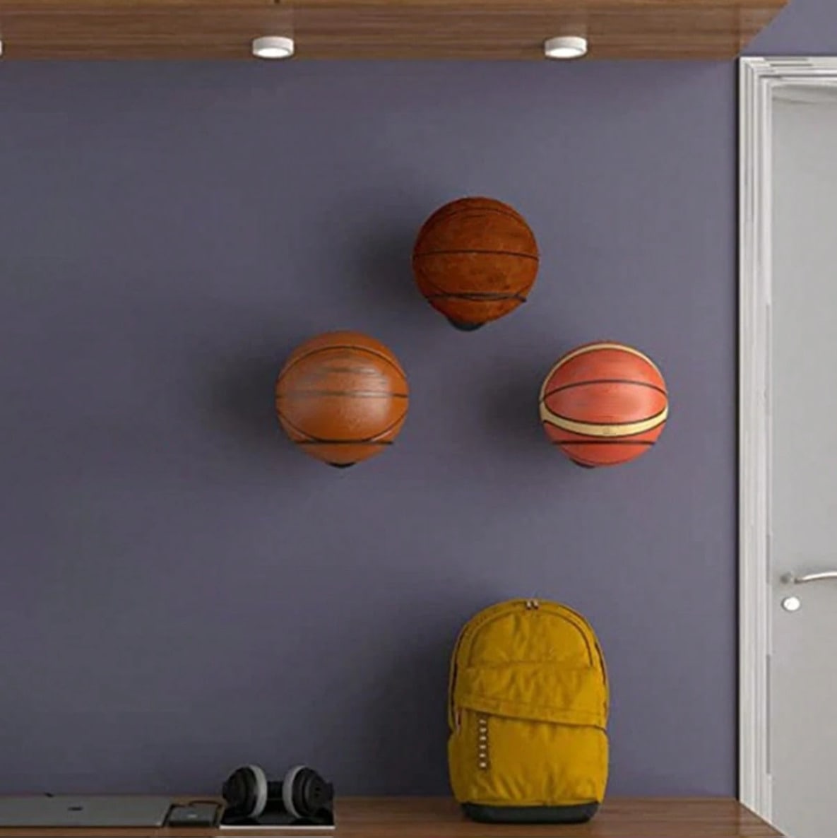 Space Saving Wall Mounted Bask - đánh giá và giá Sports Equipment Holder