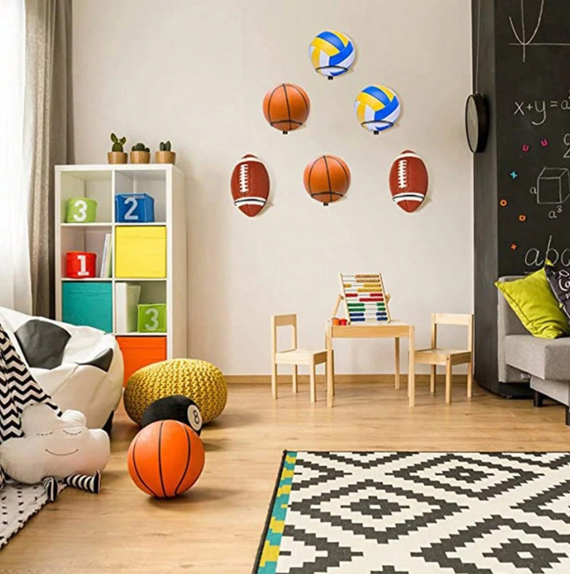 Space Saving Wall Mounted Bask - đánh giá và giá Sports Equipment Holder