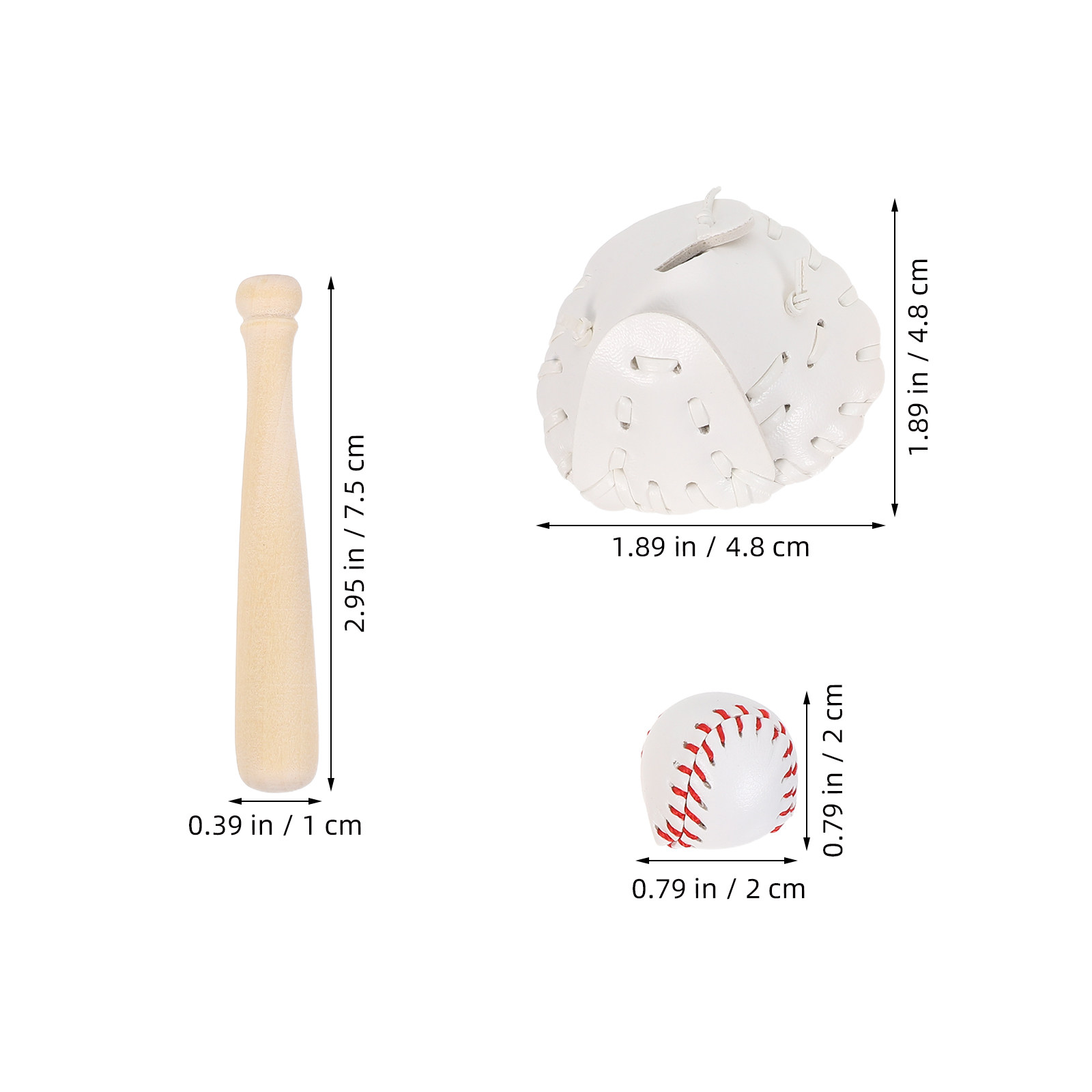 2Sets Miniature Baseball Bat G - đánh giá và giá Sports Equipment Bat