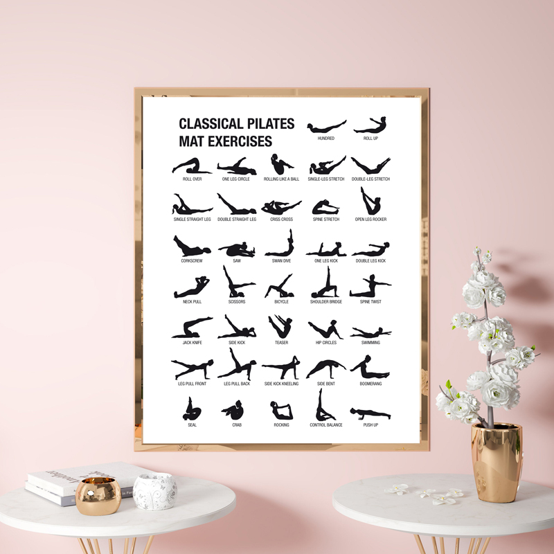 Frameless Pilates Workout Char - đánh giá và giá Sports Equipment Poster